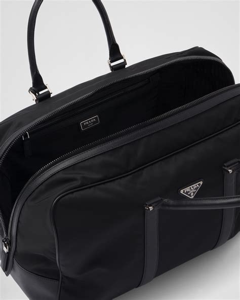 prada saffiano duffle bag.